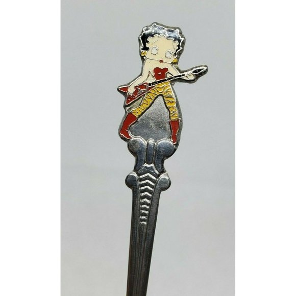 KFS/FS Gift Creations Betty Boop Mini Silver Collectible Spoon Home Décor - Picture 3 of 12